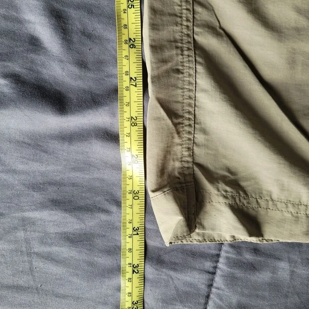 REI Co-op Sahara Convertible Pants Womens 10 Beige Relaxed Fit Zip Off Hiking